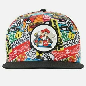 Youth Mario Kart Adjustable Hat Cap Lids Bio Domes